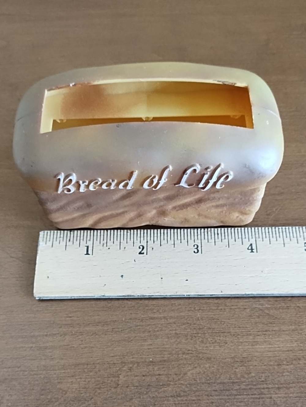 Bread of Life Box With Daily Scripture Verses Vintage Plastic Cardboard Brown - Picture 7 of 9